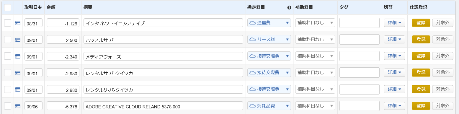 マネーフォワードクラウド確定申告の手動仕訳機能と自動仕訳機能についてレビューしてみました 財務会計ソフトの比較ランキング